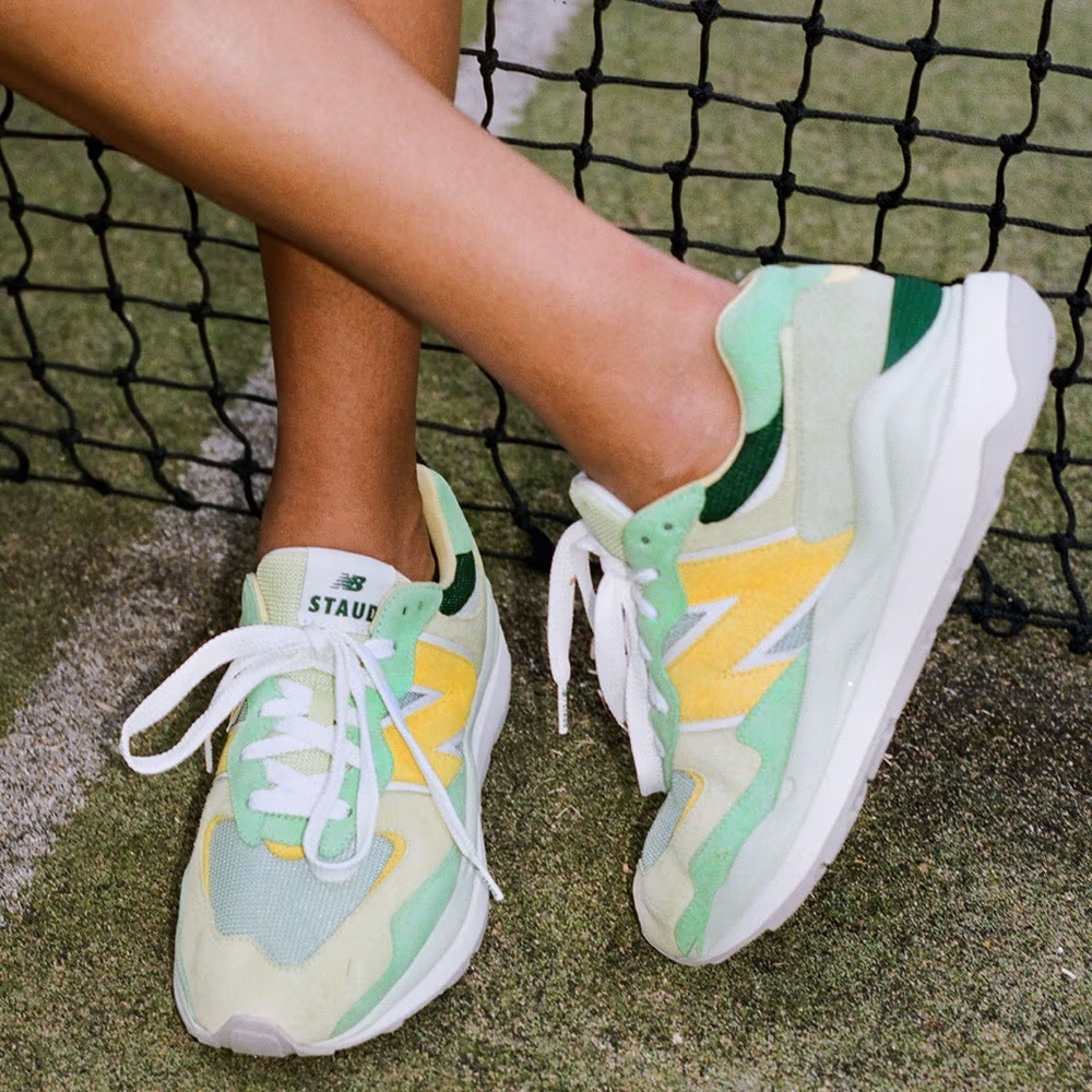 Limited Edition Staud x New Balance 57/40 - Green - Sz 40.5